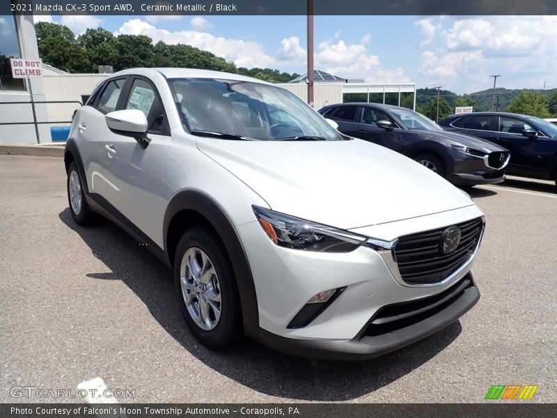 Front 3/4 View of 2021 CX-3 Sport AWD