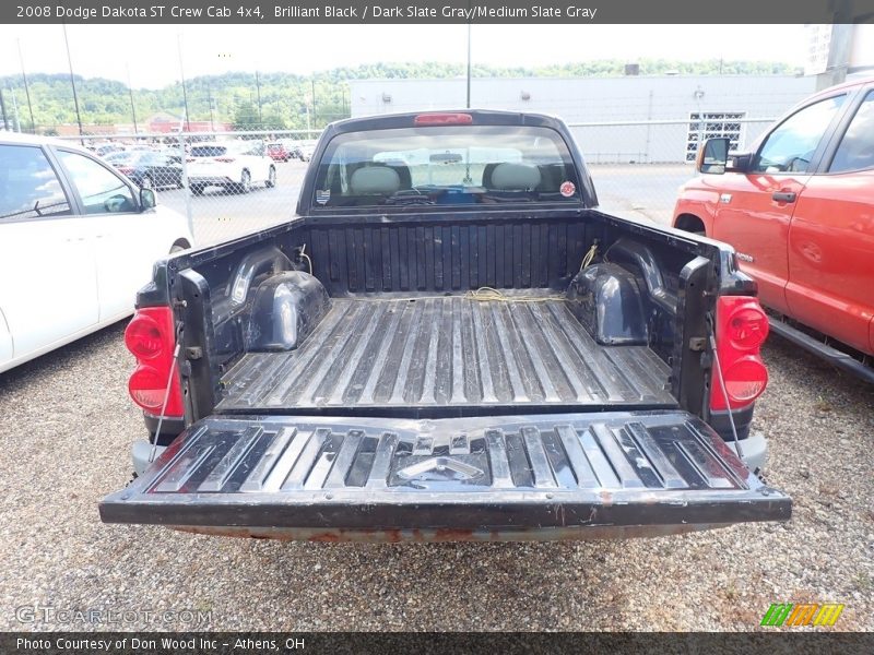 Brilliant Black / Dark Slate Gray/Medium Slate Gray 2008 Dodge Dakota ST Crew Cab 4x4