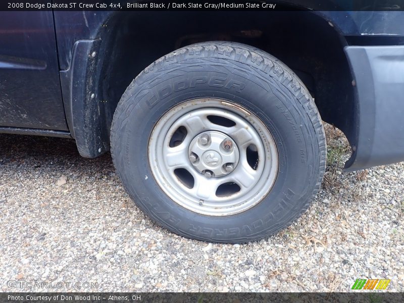 Brilliant Black / Dark Slate Gray/Medium Slate Gray 2008 Dodge Dakota ST Crew Cab 4x4