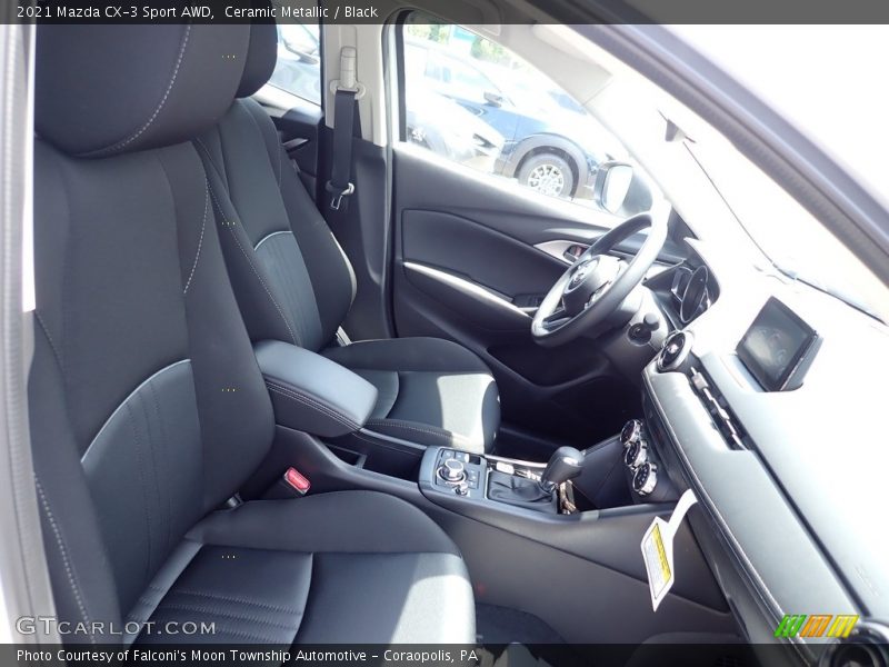 Ceramic Metallic / Black 2021 Mazda CX-3 Sport AWD