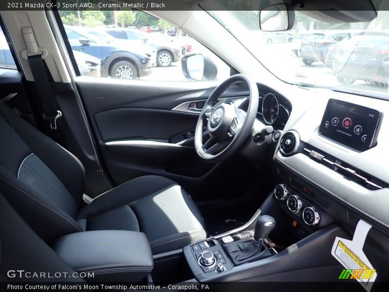Ceramic Metallic / Black 2021 Mazda CX-3 Sport AWD