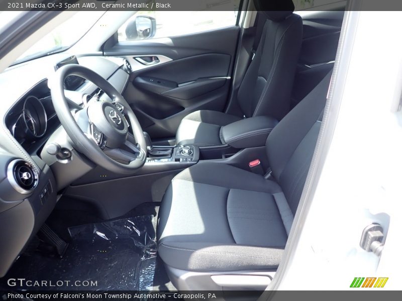 Ceramic Metallic / Black 2021 Mazda CX-3 Sport AWD