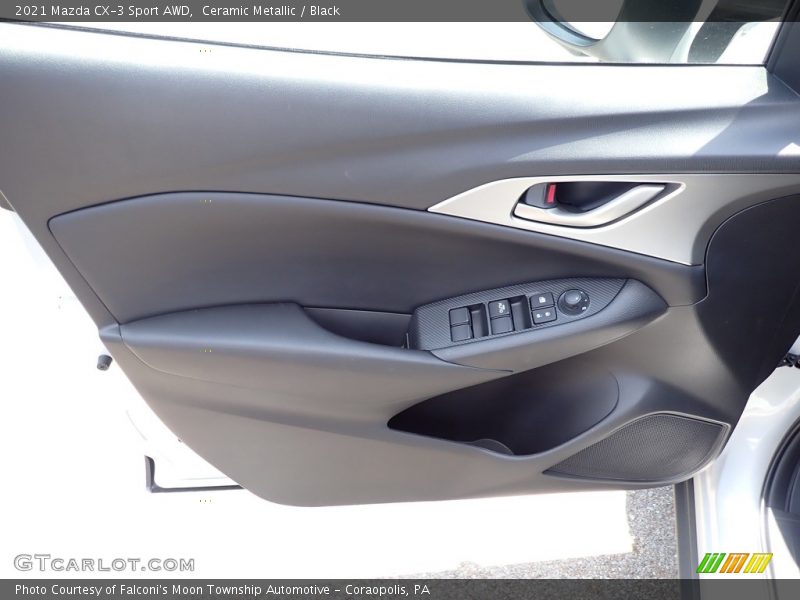 Ceramic Metallic / Black 2021 Mazda CX-3 Sport AWD