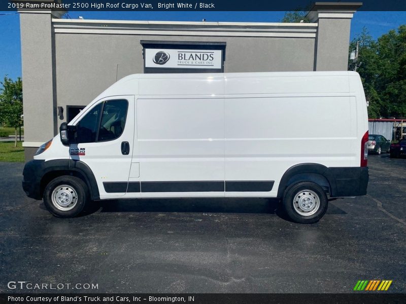 Bright White / Black 2019 Ram ProMaster 2500 High Roof Cargo Van