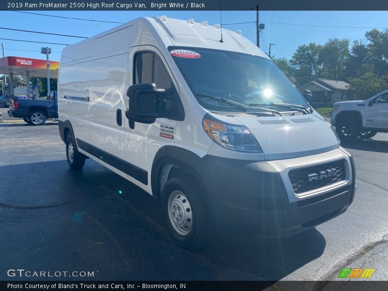 Bright White / Black 2019 Ram ProMaster 2500 High Roof Cargo Van