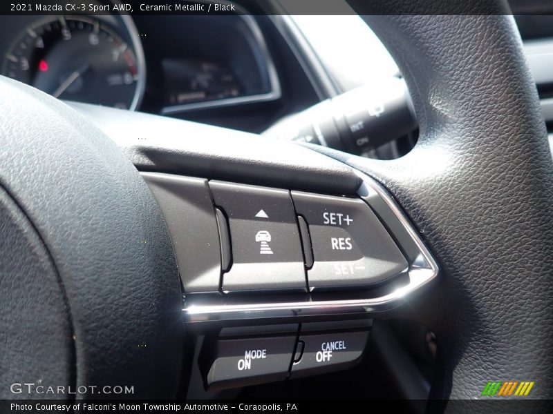 Ceramic Metallic / Black 2021 Mazda CX-3 Sport AWD