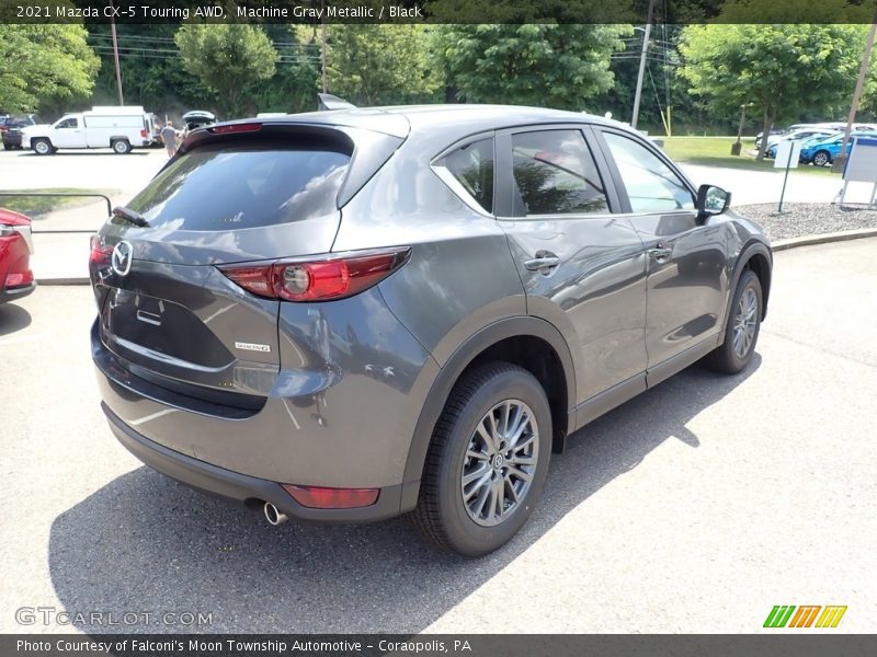 Machine Gray Metallic / Black 2021 Mazda CX-5 Touring AWD