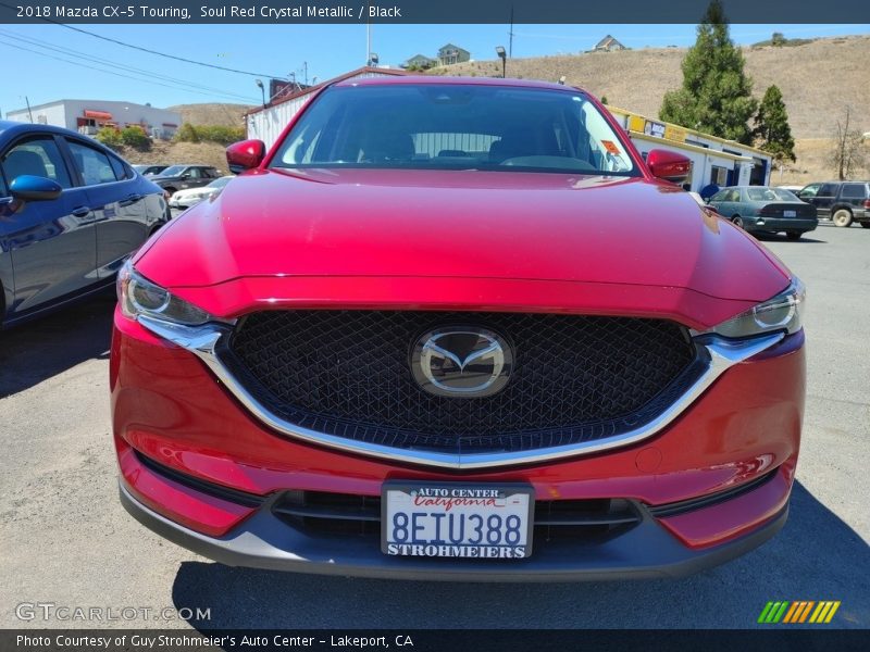 Soul Red Crystal Metallic / Black 2018 Mazda CX-5 Touring