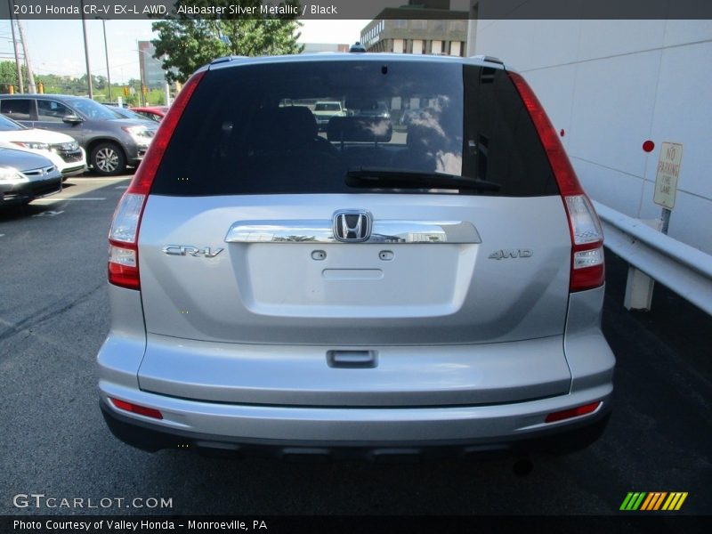 Alabaster Silver Metallic / Black 2010 Honda CR-V EX-L AWD