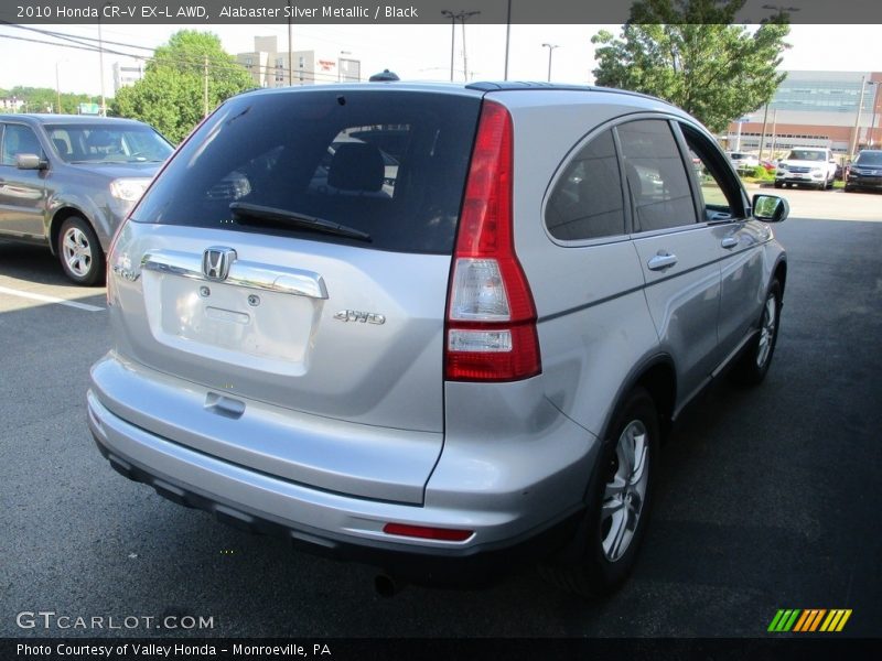 Alabaster Silver Metallic / Black 2010 Honda CR-V EX-L AWD