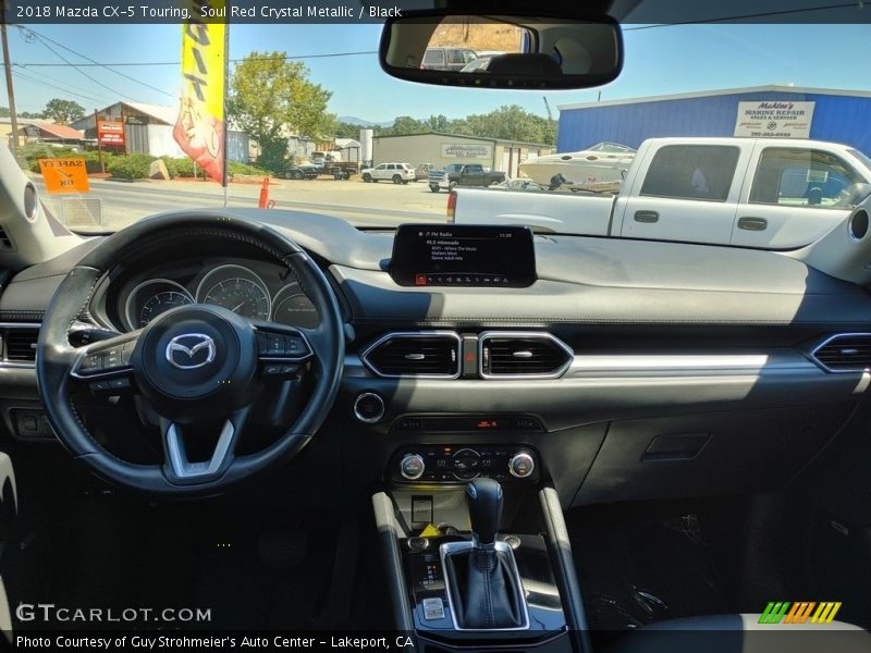 Soul Red Crystal Metallic / Black 2018 Mazda CX-5 Touring