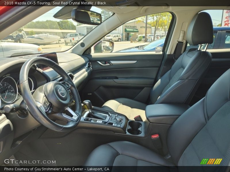 Soul Red Crystal Metallic / Black 2018 Mazda CX-5 Touring