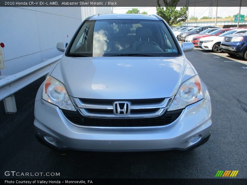 Alabaster Silver Metallic / Black 2010 Honda CR-V EX-L AWD