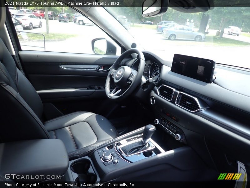 Machine Gray Metallic / Black 2021 Mazda CX-5 Touring AWD