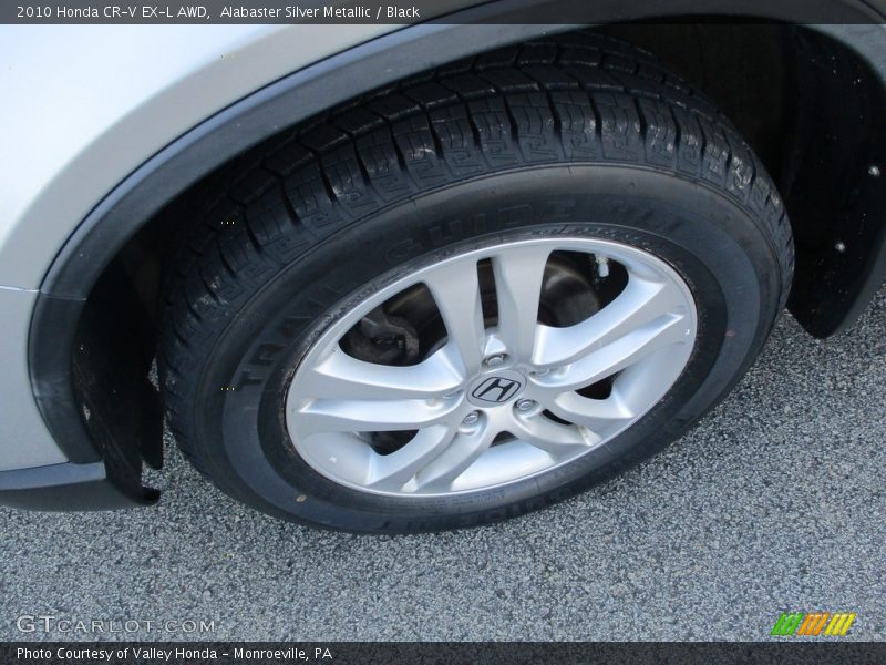 Alabaster Silver Metallic / Black 2010 Honda CR-V EX-L AWD