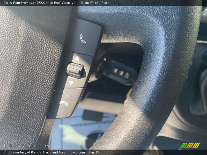 Bright White / Black 2019 Ram ProMaster 2500 High Roof Cargo Van