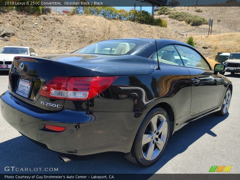 Obsidian Black / Black 2010 Lexus IS 250C Convertible