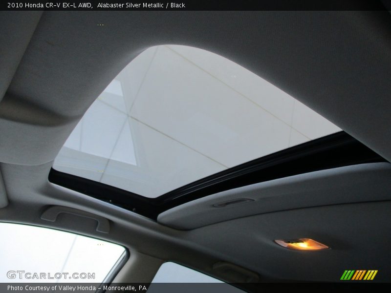 Alabaster Silver Metallic / Black 2010 Honda CR-V EX-L AWD