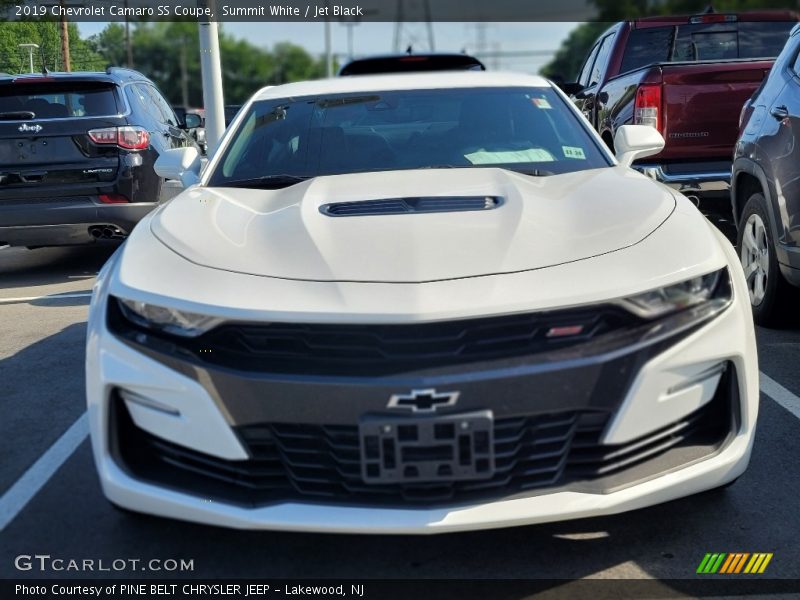Summit White / Jet Black 2019 Chevrolet Camaro SS Coupe