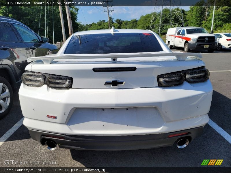 Summit White / Jet Black 2019 Chevrolet Camaro SS Coupe