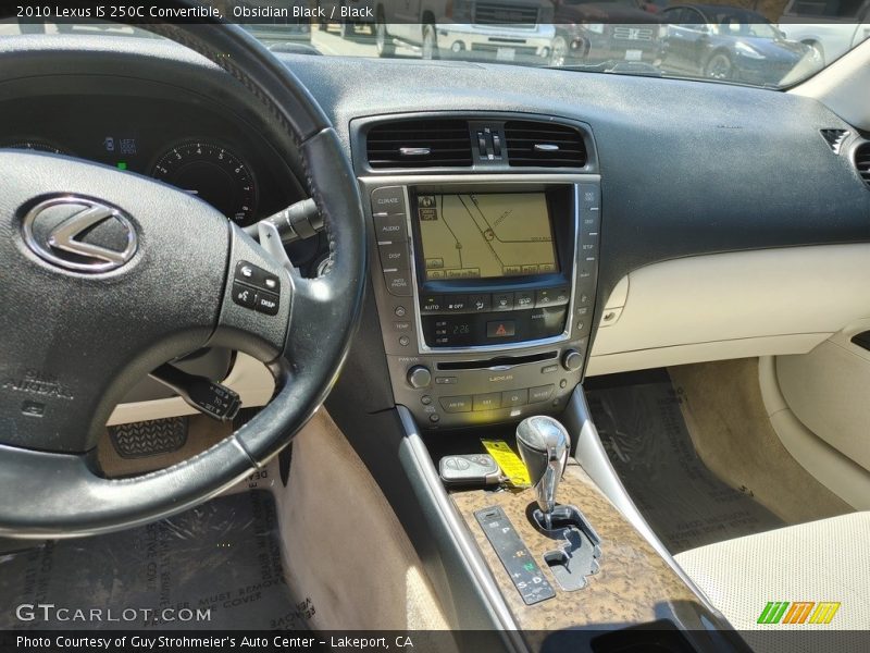 Obsidian Black / Black 2010 Lexus IS 250C Convertible