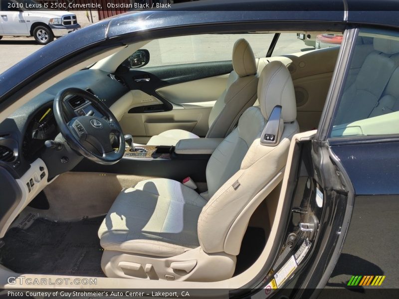 Obsidian Black / Black 2010 Lexus IS 250C Convertible