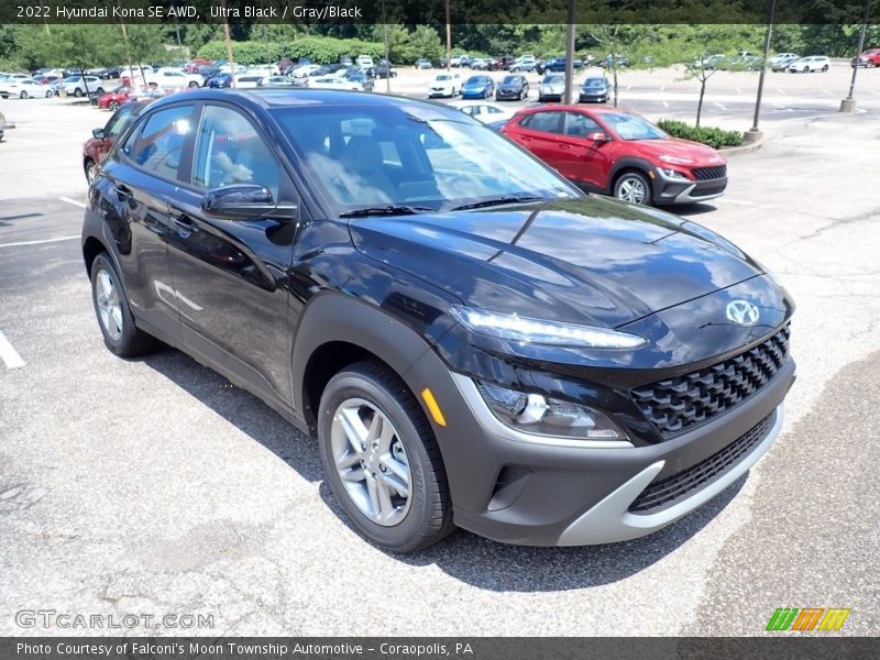 Ultra Black / Gray/Black 2022 Hyundai Kona SE AWD