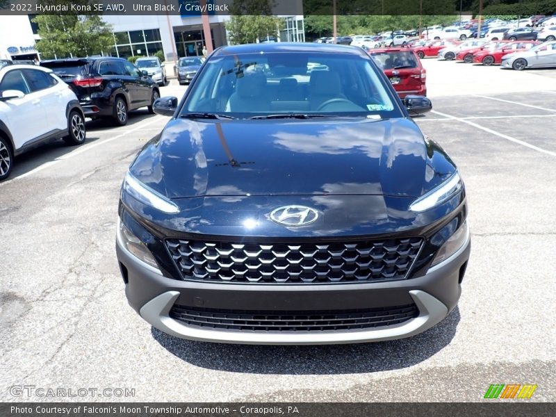 Ultra Black / Gray/Black 2022 Hyundai Kona SE AWD