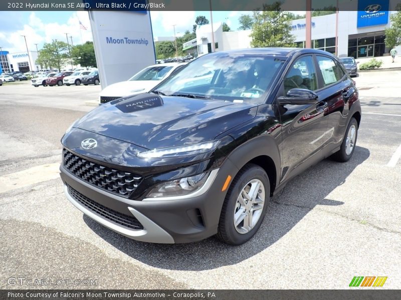 Ultra Black / Gray/Black 2022 Hyundai Kona SE AWD