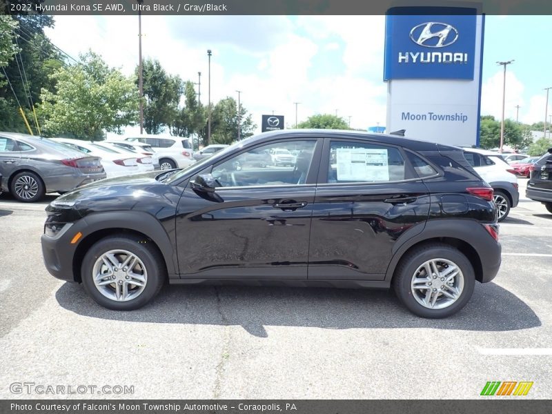 Ultra Black / Gray/Black 2022 Hyundai Kona SE AWD