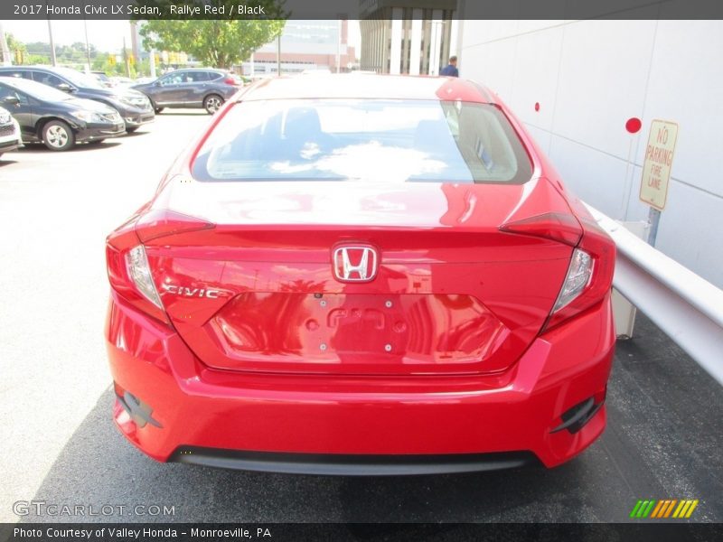 Rallye Red / Black 2017 Honda Civic LX Sedan
