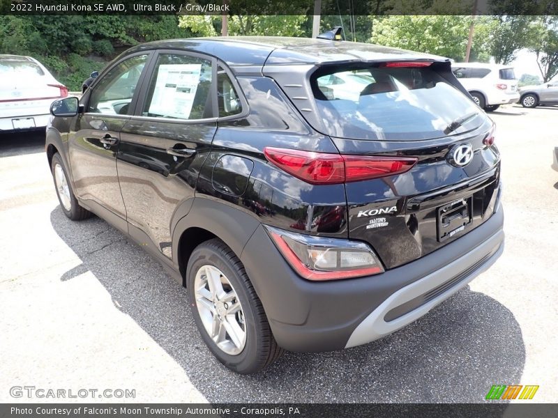 Ultra Black / Gray/Black 2022 Hyundai Kona SE AWD