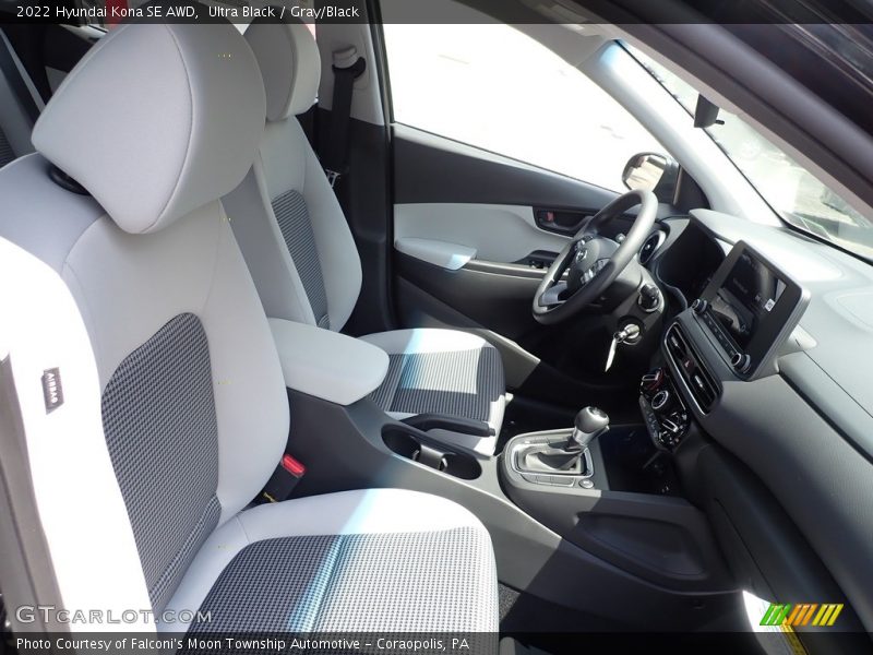 Ultra Black / Gray/Black 2022 Hyundai Kona SE AWD