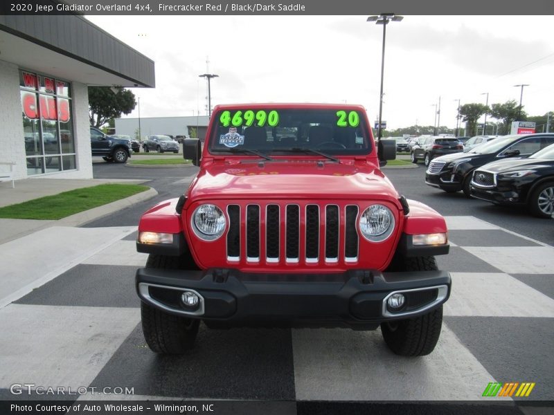 Firecracker Red / Black/Dark Saddle 2020 Jeep Gladiator Overland 4x4