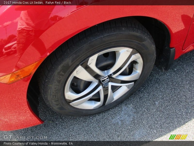Rallye Red / Black 2017 Honda Civic LX Sedan