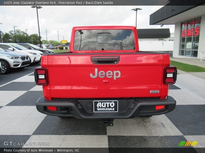 Firecracker Red / Black/Dark Saddle 2020 Jeep Gladiator Overland 4x4