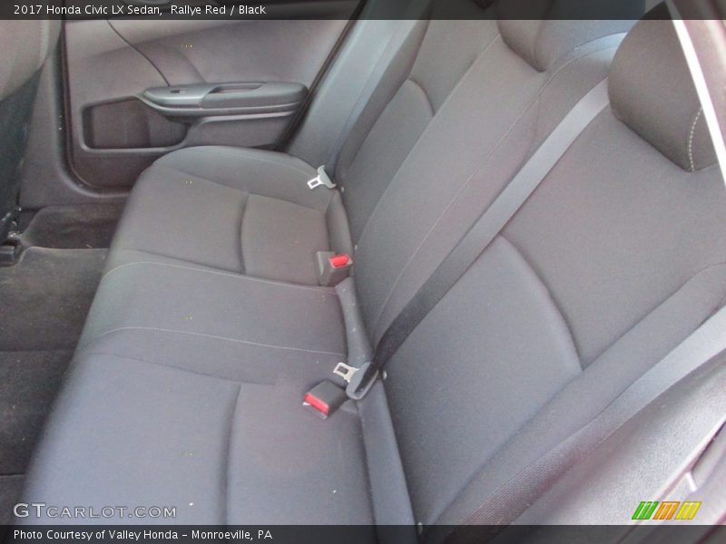 Rallye Red / Black 2017 Honda Civic LX Sedan