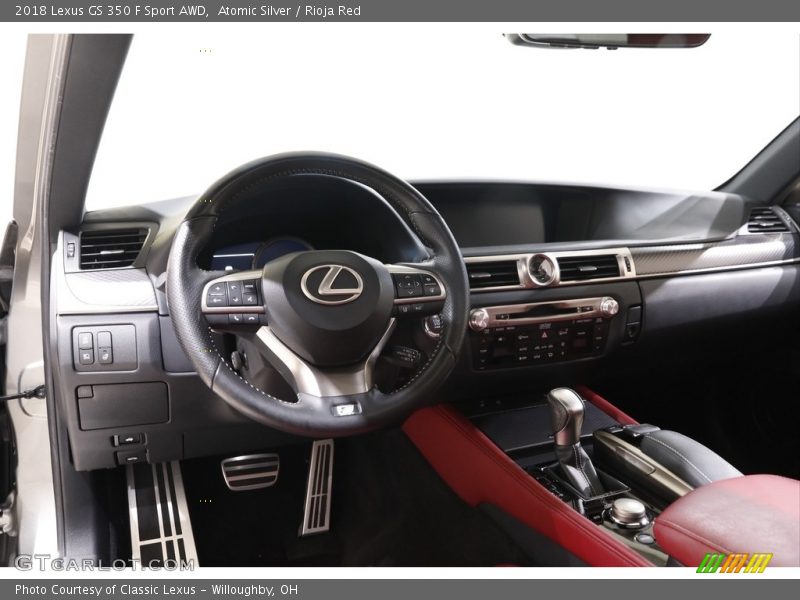 Atomic Silver / Rioja Red 2018 Lexus GS 350 F Sport AWD