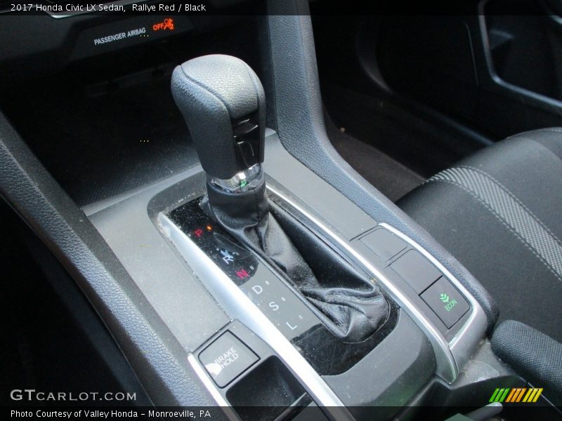 Rallye Red / Black 2017 Honda Civic LX Sedan