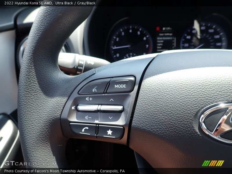 Ultra Black / Gray/Black 2022 Hyundai Kona SE AWD