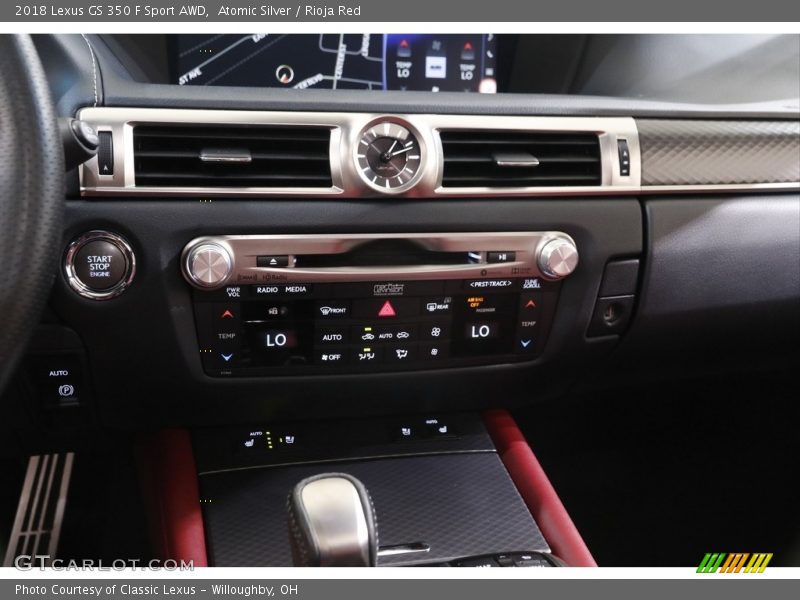 Atomic Silver / Rioja Red 2018 Lexus GS 350 F Sport AWD
