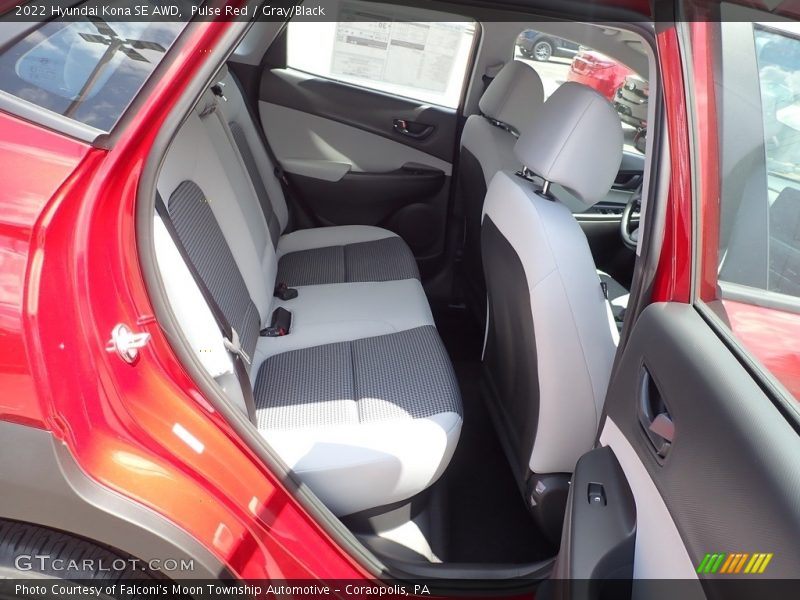 Pulse Red / Gray/Black 2022 Hyundai Kona SE AWD