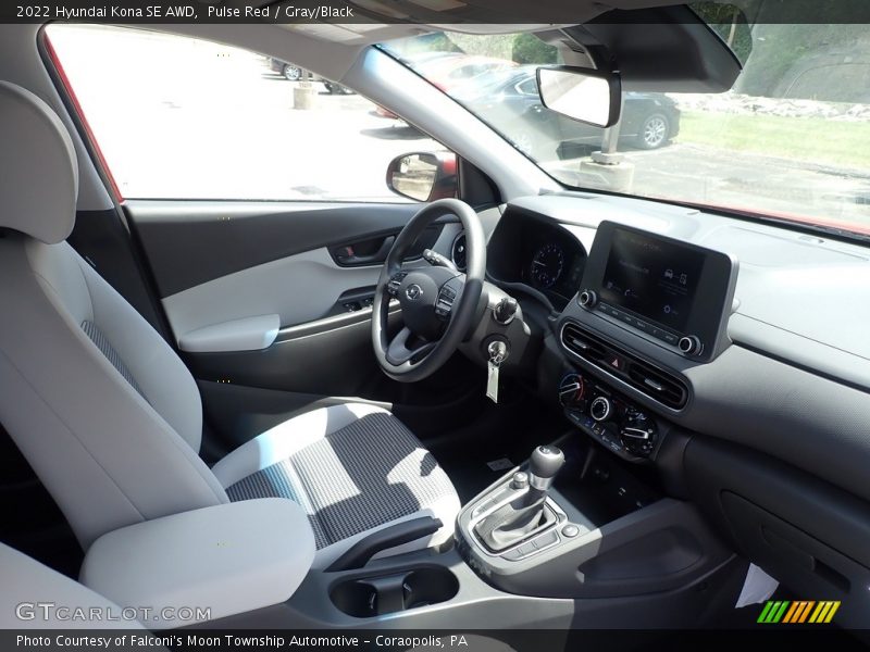 Pulse Red / Gray/Black 2022 Hyundai Kona SE AWD