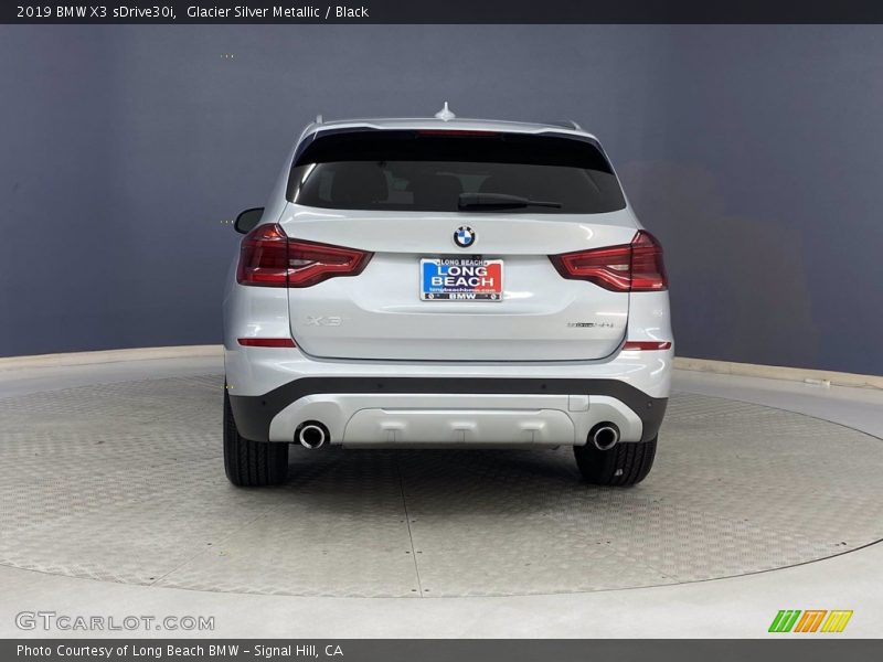 Glacier Silver Metallic / Black 2019 BMW X3 sDrive30i