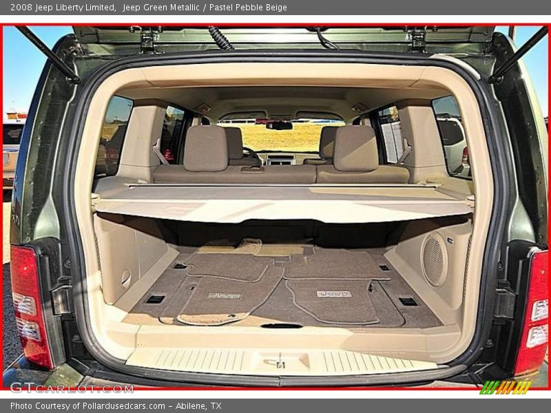 Jeep Green Metallic / Pastel Pebble Beige 2008 Jeep Liberty Limited