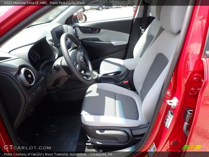 Pulse Red / Gray/Black 2022 Hyundai Kona SE AWD