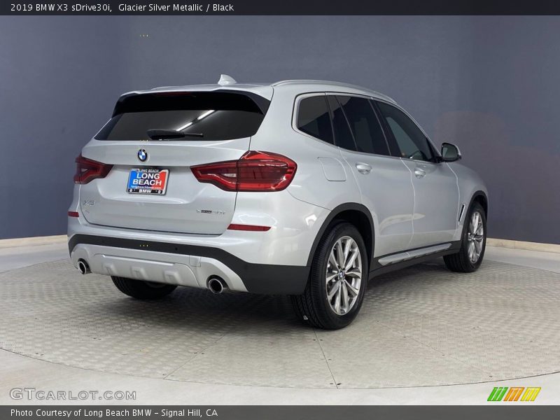 Glacier Silver Metallic / Black 2019 BMW X3 sDrive30i