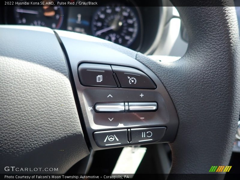 Pulse Red / Gray/Black 2022 Hyundai Kona SE AWD