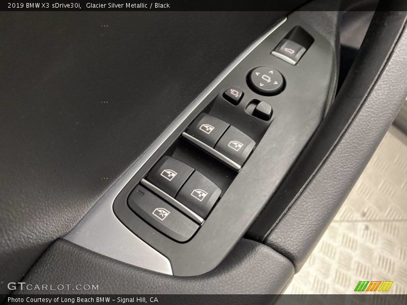 Glacier Silver Metallic / Black 2019 BMW X3 sDrive30i