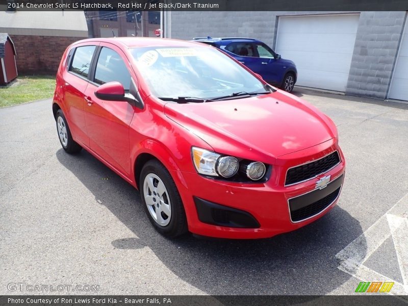 Front 3/4 View of 2014 Sonic LS Hatchback